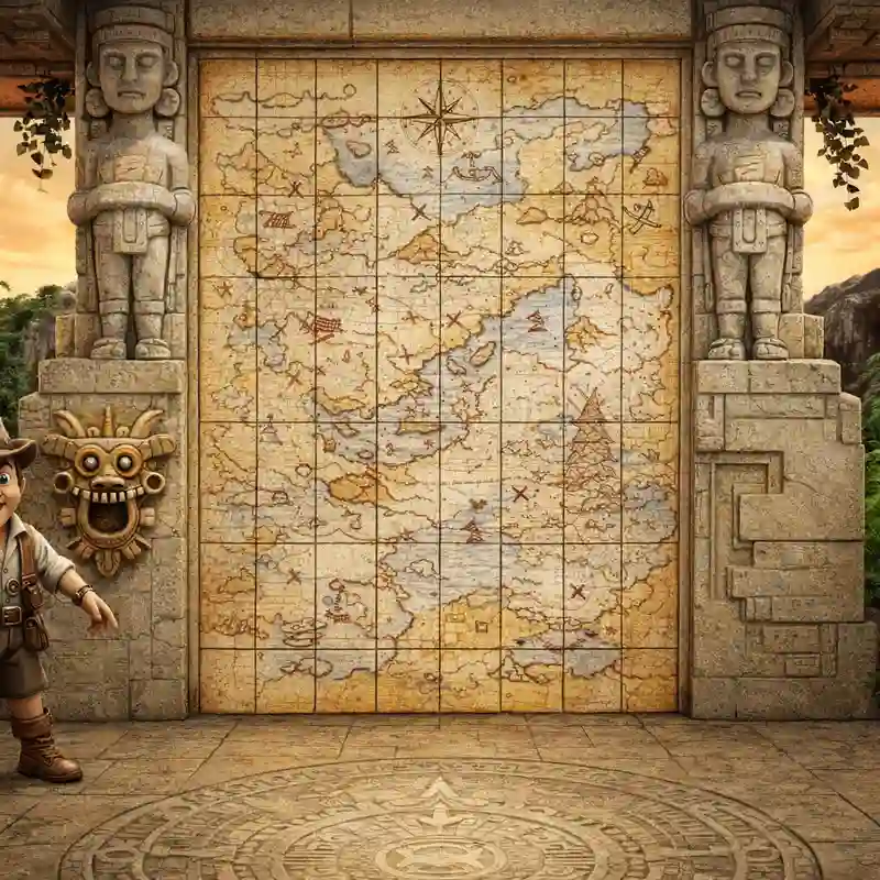 Gonzo Treasure Map